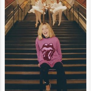 Zara THE ROLLING STONES Girls Sweatshirt Dress